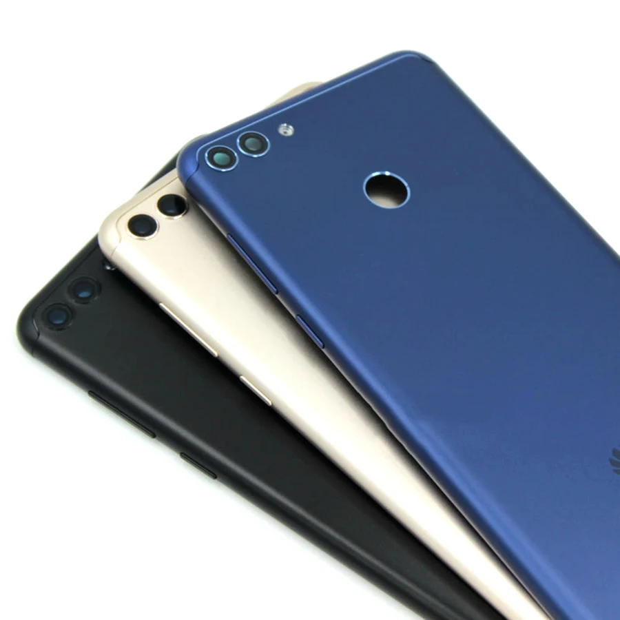 Для huawei Y9 крышка батареи задняя крышка Корпус задняя дверь Чехол Y9 крышка батареи средняя шасси+ Кнопки громкости питания