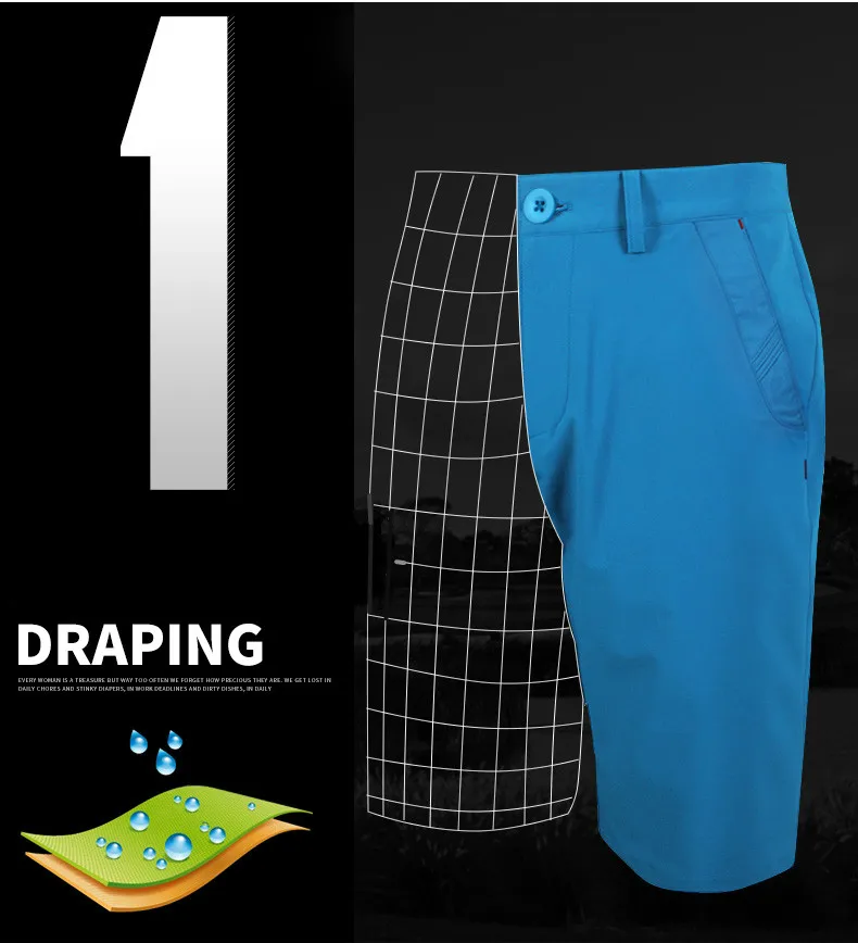 Новые PGM Аутентичные брюки для гольфа мужские шорты идеальные плоские мужские шорты летние тонкие сухие подходят дышащие XXS-XXXL