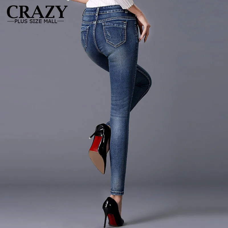 S-9XL, женские летние джинсы больших размеров, женские облегающие брюки-карандаш с высокой талией 8XL 7XL 6XL 5XL 4XL, обтягивающие джинсы с высокой талией C9738