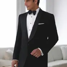 Красивые дешевые белое выпускное платье Лидер продаж индивидуальный заказ Slim Fit одной кнопки Бизнес комплект со смокингом жениха лацкан с тупым углом; Женихи, мужчины, костюм