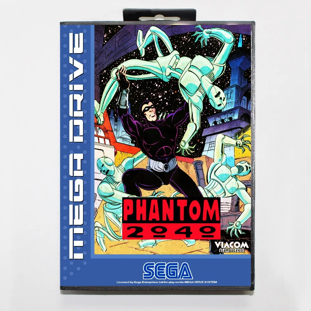 

Phantom 2040 16 bit SEGA MD Game Card With Retail Box For Sega Mega Drive For Genesis