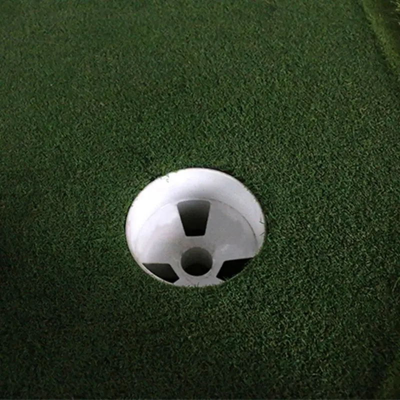 Мяч для игры в гольф с зеленым отверстием, тренировочный мяч, стандартный размер