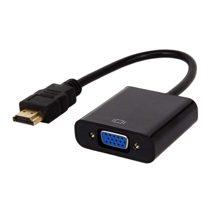 

Hdmi to vga adapter with Video audio ps4 audio cables converter Adapter 1080P Digital to Analog For PC Laptop Tablet