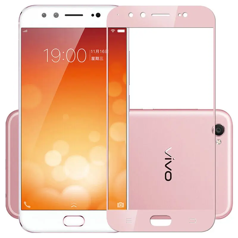 Закаленное стекло с полным покрытием для Vivo X9 V5 Plus защита экрана защитная пленка