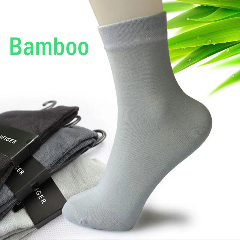

High Quality New Arrival soft Anti-Bacterial Men Socks Cotton & Bamboo Fiber Classic Business Men's Socks Deodorant Dress Socks