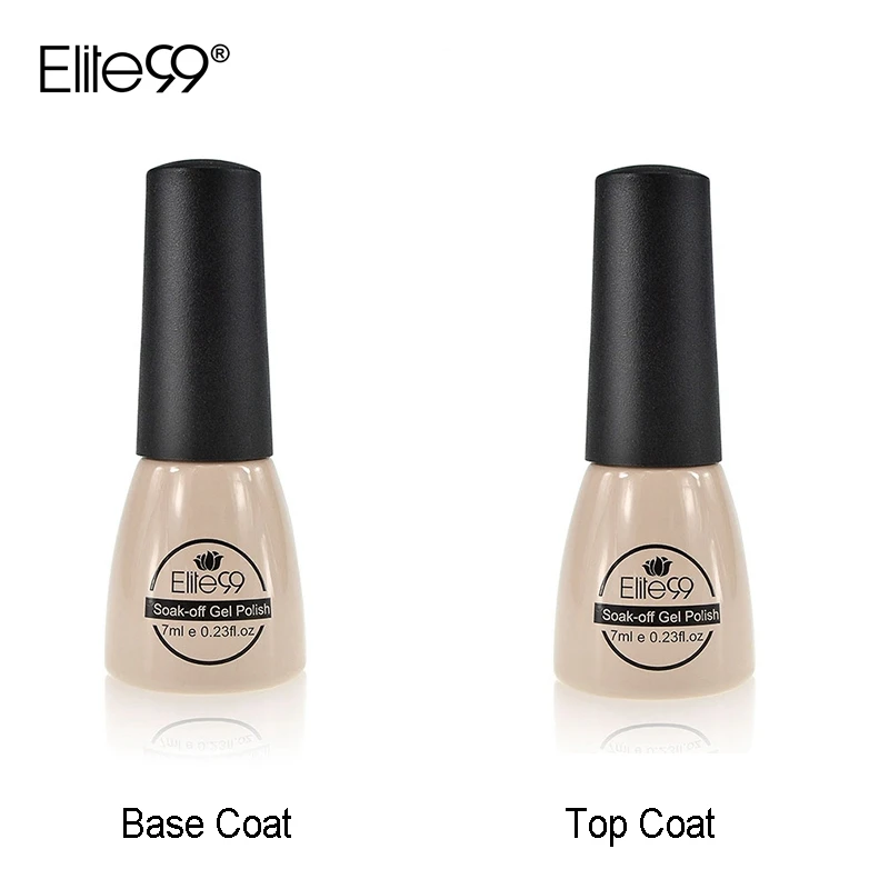 

Elite99 7mlTop Base Coat For Pure Color Gel Polish Soak Off Gel Nail Polish Primer Nail Gel Varnish Transparent Nail Art Lacquer