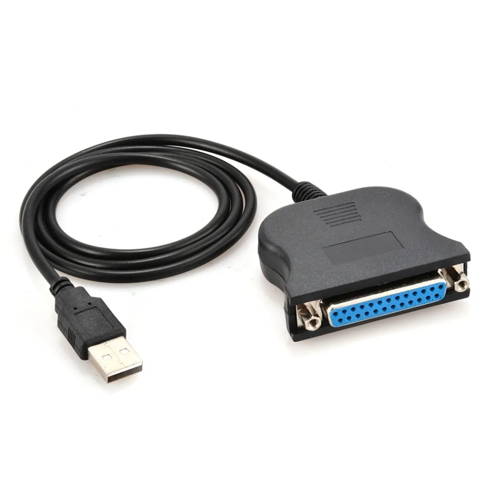 80 см USB в 25 Pin DB25 гнездо IEEE 1284 параллельный адаптер для принтера LPT кабель