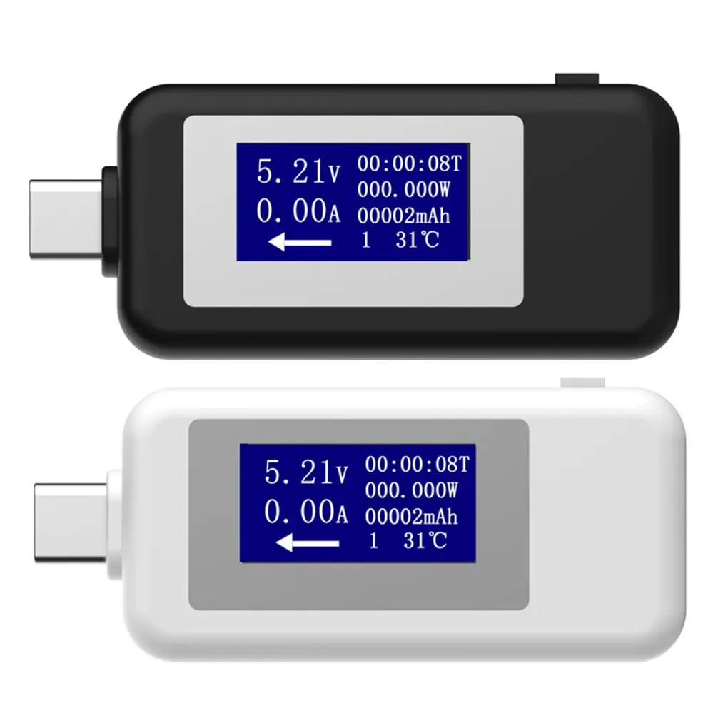 

Plugable Type-C Multifunctional USB Charger Tester DC Digital Display Voltmeter Amperage Meter Fits Phone and Computer