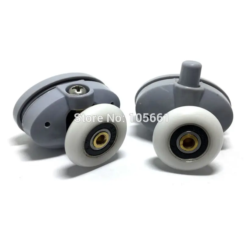 

New Set of 8 new oval Shower door rollers 4 Top 4Bottom