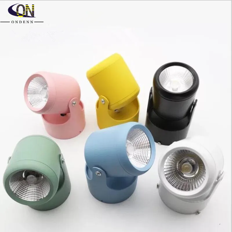 

Surface Mounted 15W 20W COB LED Downlights Dimmable 110V 220V Adjustable Rotatable LED Ceiling Lamps for Home Shop Store ONDENN