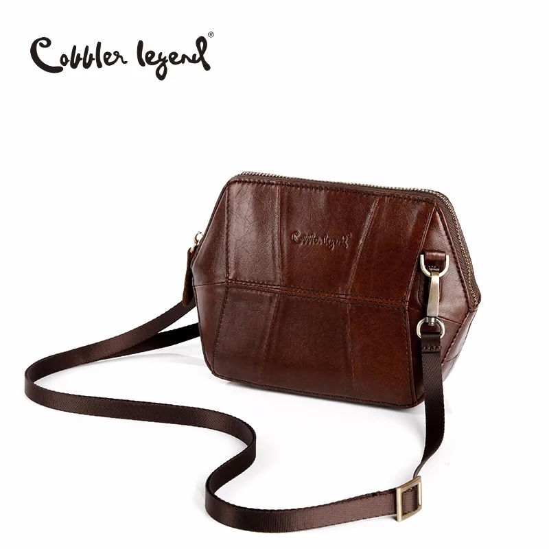 Cobbler Legend Shell Летняя сумка из натуральной кожи женский клатч телефон сумки через