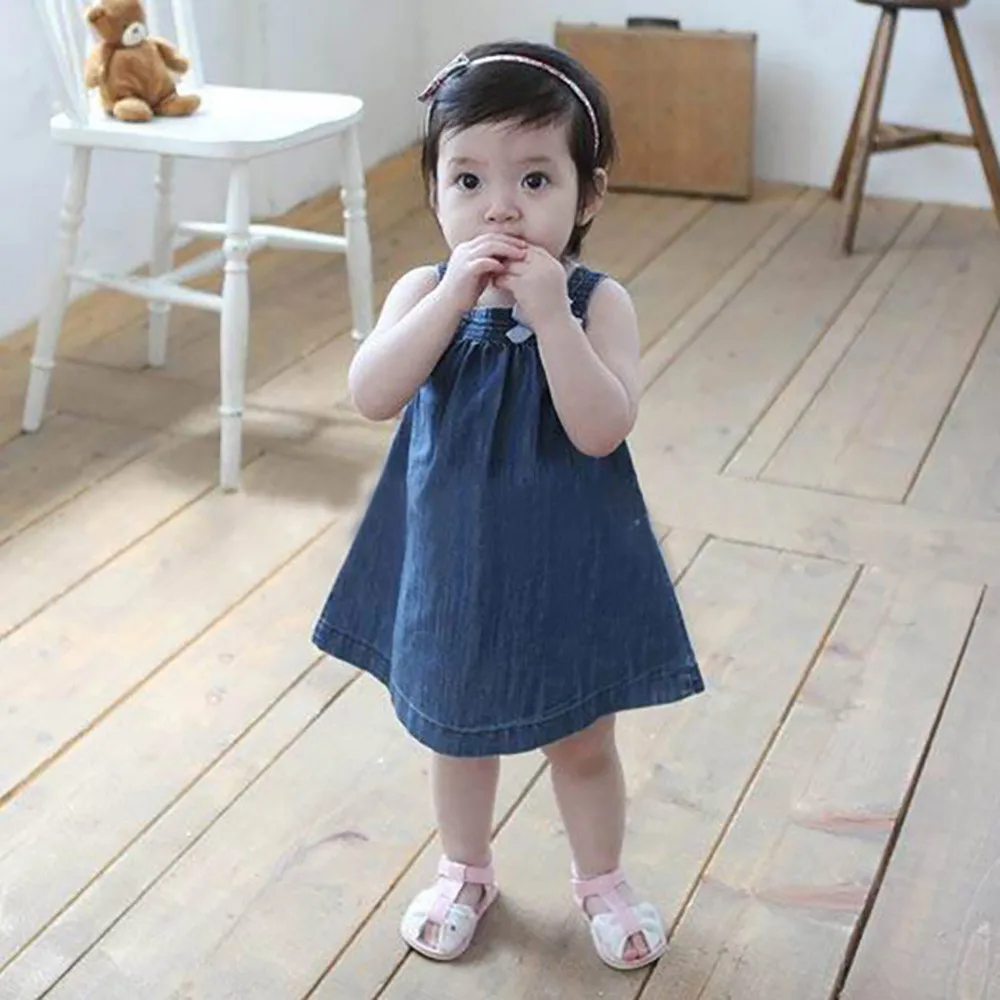 denim outfit for baby girl