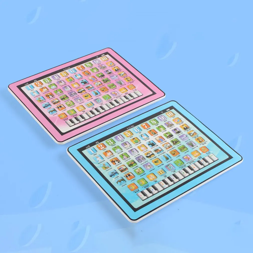 Baby English Early Learning Study Machine Child Kids Computer Tablet Touch Screen USB Charging Educational Toys For Children
