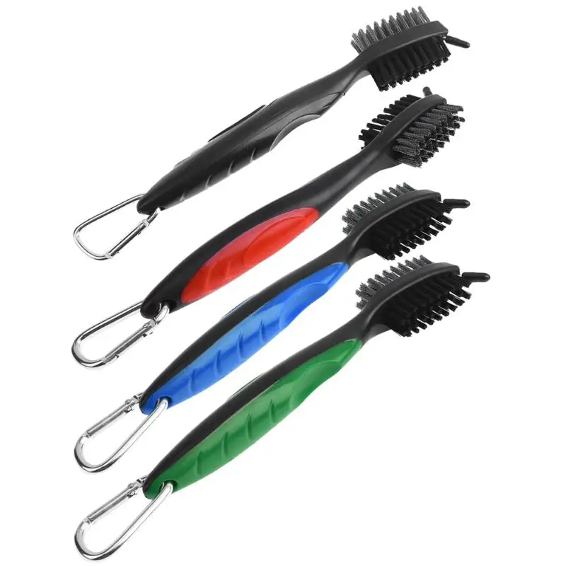 Golf Brush Golf Groove Cleaner Double Sided Brass Wire Scrub Brush Golf