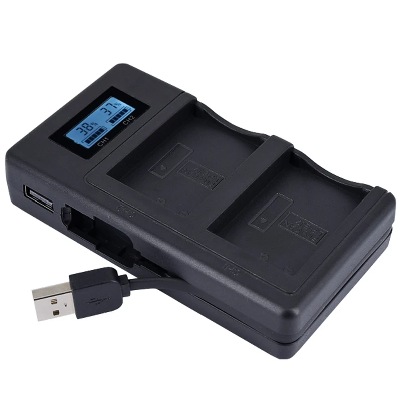 2 шт. Lp E17 батарея + Lcd Usb двойное зарядное устройство для камер Canon Eos 200D M3 M6 750D 760D T6I T6S