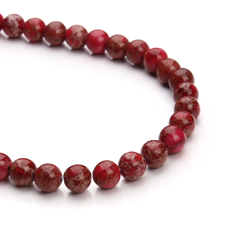 48 шт./нить бусины из натурального камня 8 мм|beads 8mm|spacer beadsbeads for necklaces |