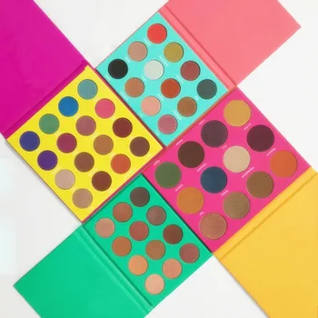 

GIVENONE 6/12/16 Color Eye Makeup Nudes Palette Matte Eyeshadow Pallete glitter powder Eye Shadow Earth shadows stamp pigment