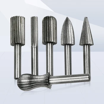 

6pcs High Speed Steel Rotary Rasp For Woodworking Engraving Knife Rotating Grind hot sale