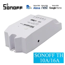 2/4/5pcs Sonoff 10A WiFi Smart Switch controller temperature humidity Monitor remote control smart home automation kit for ITEAD 2/4/5pcs Sonoff 10A WiFi Smart Switch controller temperature humidity Monitor remote control smart home automation kit for ITEAD