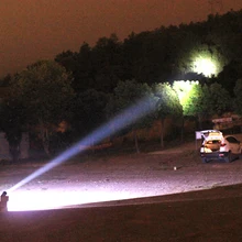 Superbight светодиодные мощные портативные прожекторы t6 перезаряжаемая лампа для охоты кемпинга partrol