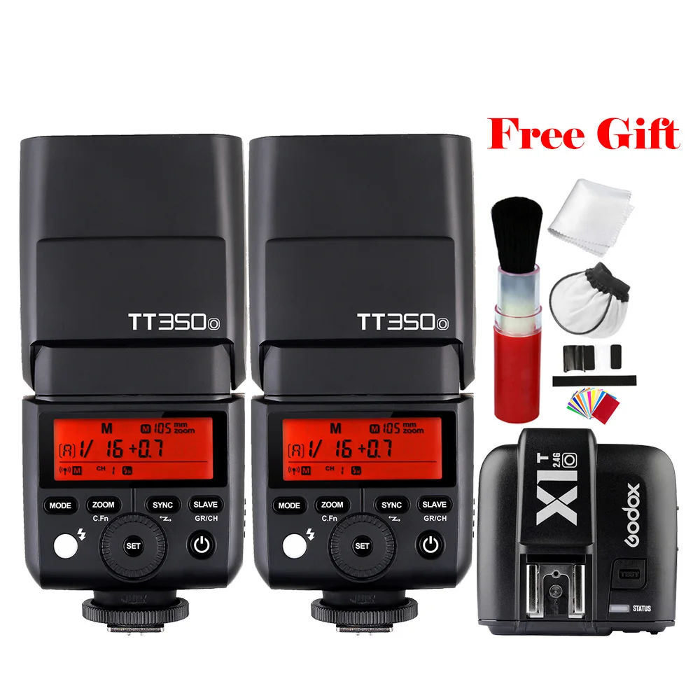 Godox Mini TT350O TT350 O 2.4G TTL GN36 HSS Camera Flash Speedlight X1T