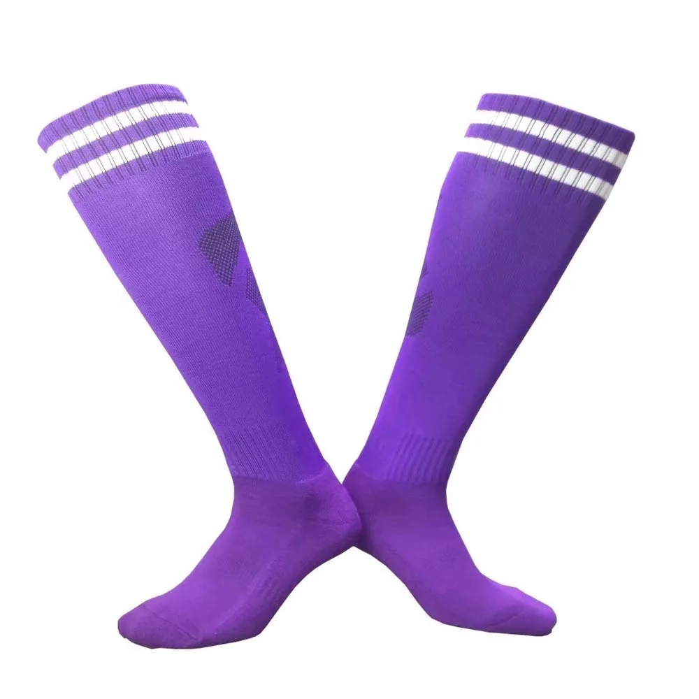 New Thicken Men Women Kids Boys Girls Soccer socks Leg Stretch