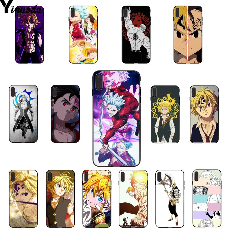 Yinuoda The Seven Deadly Sins TPU Мягкий силиконовый чехол для телефона Apple iPhone 8 7 6 6S Plus X XS MAX 5 5S SE