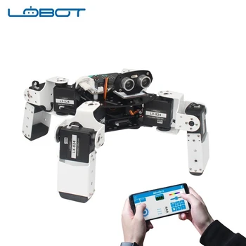 

LOBOT Alienbot Raspberry Micro:bit Programmable Multifunctional PC/APP Control Smart RC Robot