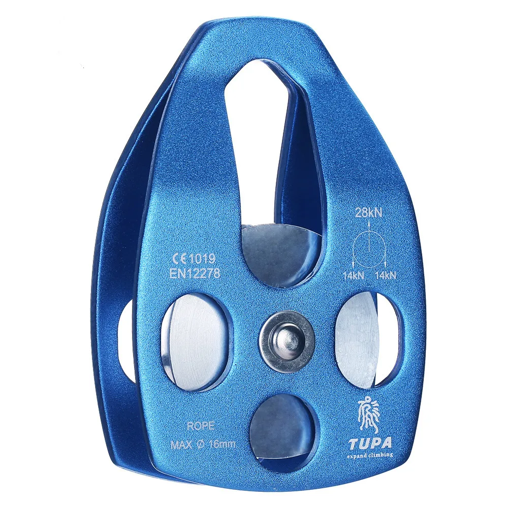 Large Single Pulley, Outdoor Rock Climbing Rope Downhill Alloy Movable