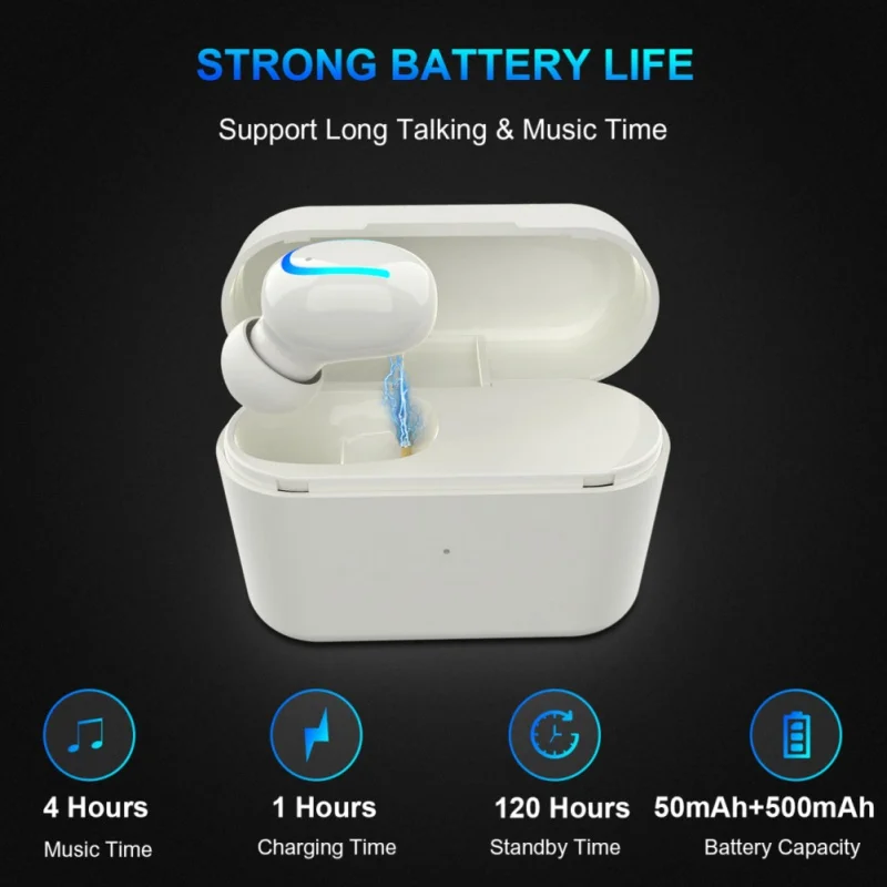 Беспроводные наушники вкладыши с шумоподавлением и поддержкой Bluetooth 4 2|Наушники