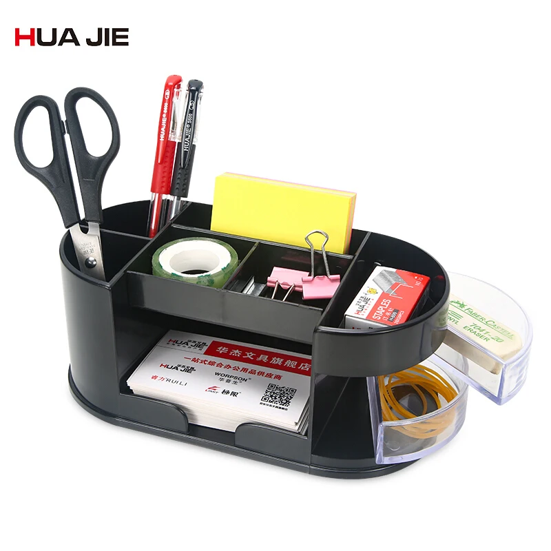 

Multi Function Pencil Pen Holder Large Capacity Creative Pen Holder Desktop Storage Box Office Stationery Student Supplies H956
