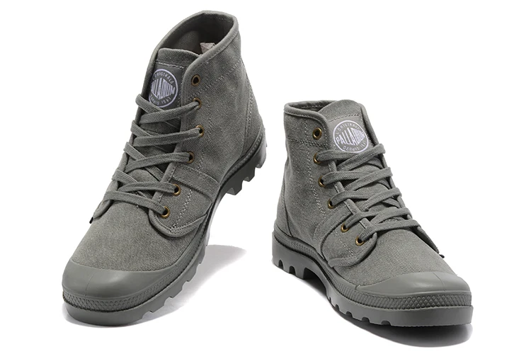 PALLADIUM Pampa Hi 52352, удобные мужские кроссовки, высокие ботильоны, удобная парусиновая мужская повседневная обувь на шнуровке, Размер 40-45