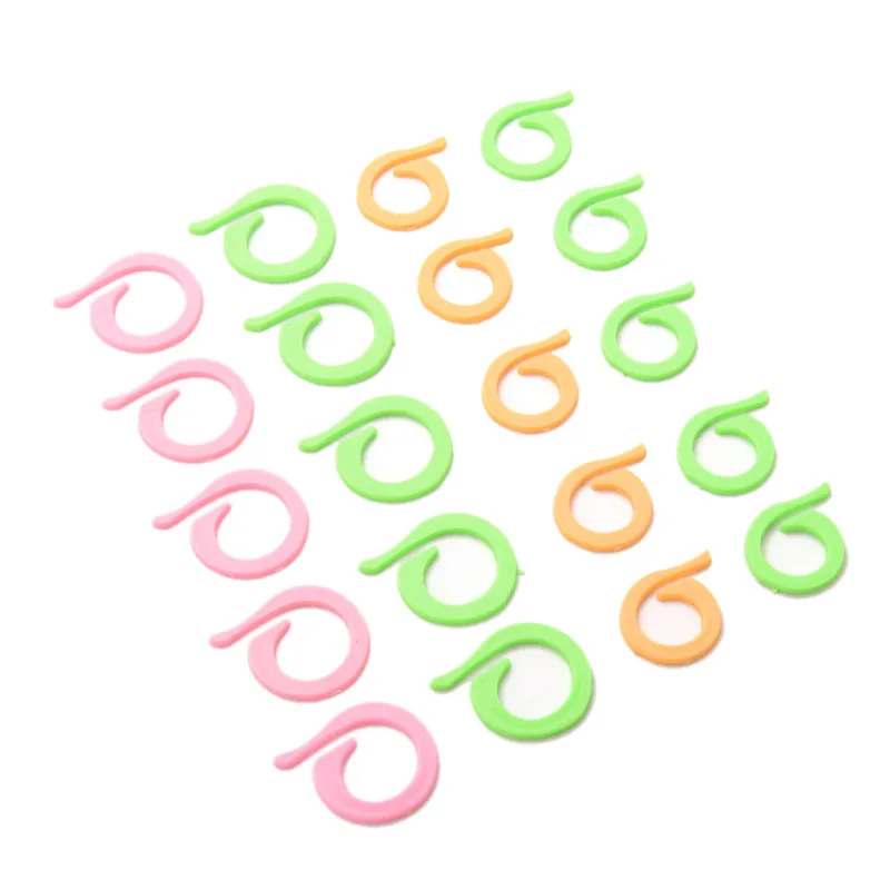 100 шт/50 шт/20 шт разноцветные пластиковые инструменты для вязания маркеры для запирания стежков инструменты для вязания крючком защелки крючок с зажимом для иглы