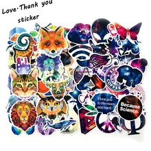 70PCS Animal Starry Sky Sticker Luggage Skateboard Doodle Vinyl Decals Car Styling Laptop Bike Toy Waterproof