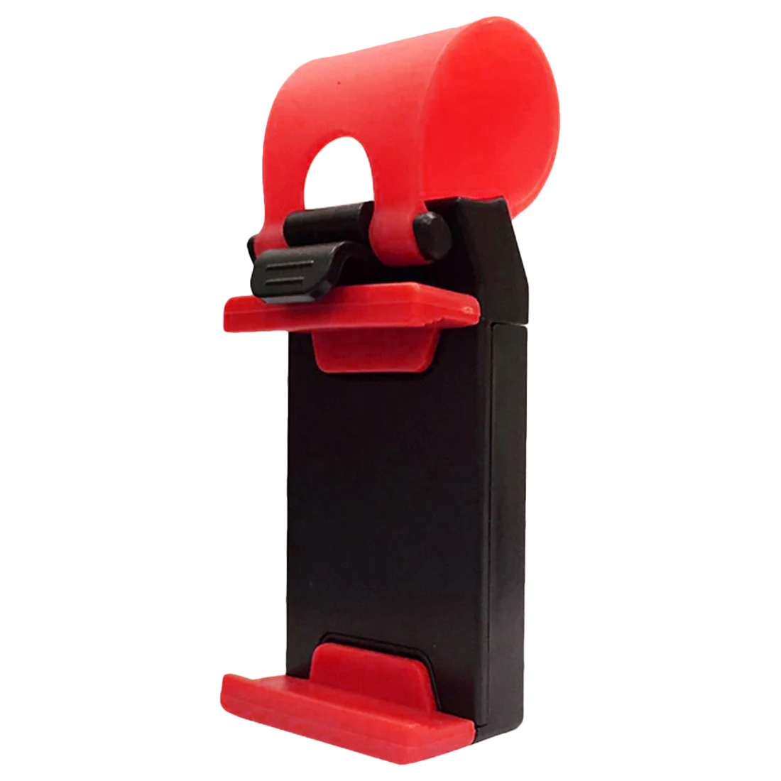 Универсальный держатель для мобильного телефона Hands Free, крепление с зажимом, пряжка, гнездо для автомобиля, велосипеда, рулевое колесо для телефона, gps, зарядное устройство для сотового телефона - Название цвета: Red