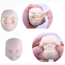 Funny Novelty Gift Lovely Human Face Ball Anti-Stress Soft Doll Squeeze Ball Vent Toy