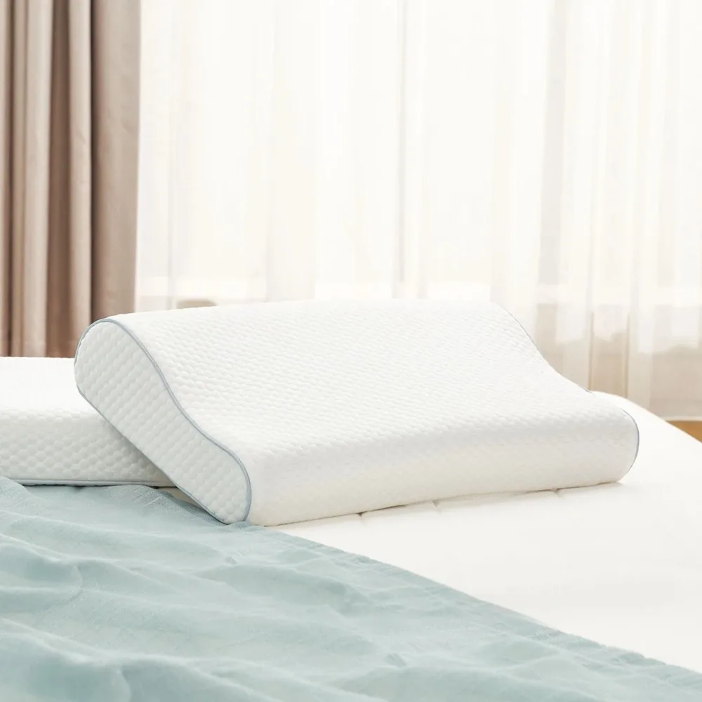 

Original xiaomi 8H Cool Flexible Memory Cotton Pillow Anti-bacteria Slow Re-bouncing Three Curved Design H1