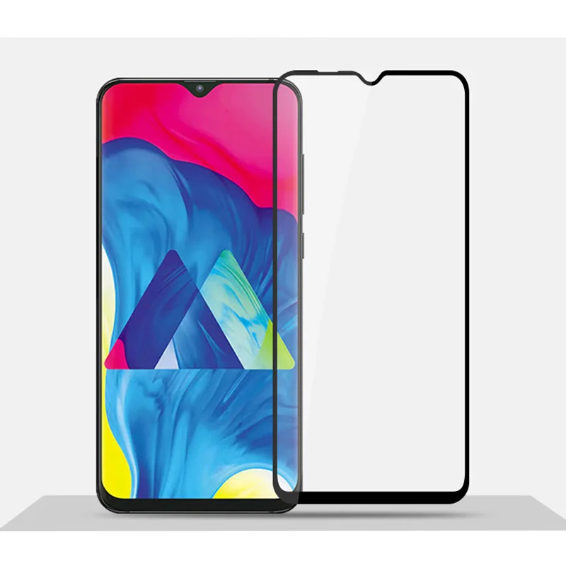 2 предмета в комплекте, для samsung Galaxy A10 A20 A30 A40 A50 A70 M10 M20 M30 защитная пленка из закаленного стекла с полным клей Экран cover Protector