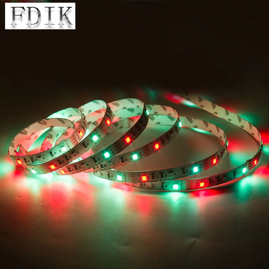 

0.5M 1M 2M 3M Non Waterproof Colorful Club Lamp USB Plug Charging TV Background DC 5V LED Lights Happy Valley flash Bar Light
