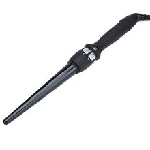 Salon Curling Iron Tapered Curling Wand Electric Curlers Conical Single Tube Tourmaline Ceramic Pear Flower Cone hair roller
