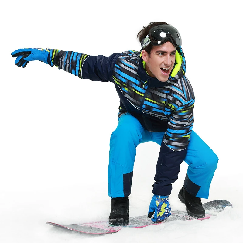 

Skiing Suit Men's Winter Snowsuit Outdoor Sports Skateboarding Warm Coat Waterproof Windproof Breathable Ski Jacket Pants Male