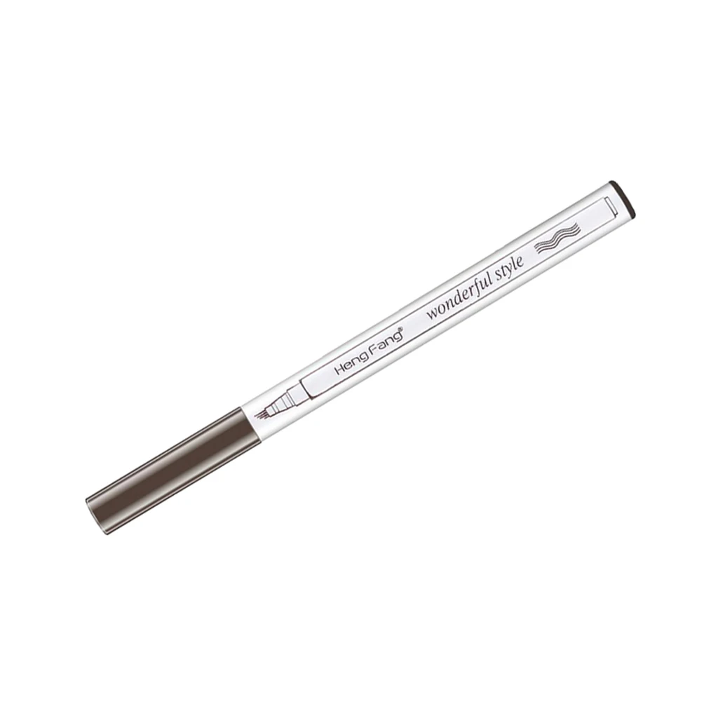 Waterproof Eyebrow Pencil Long Lasting Brow Liner Definer Pen Tattoo Microblading Tool - Maroon/Brown/Dark Gray Optional