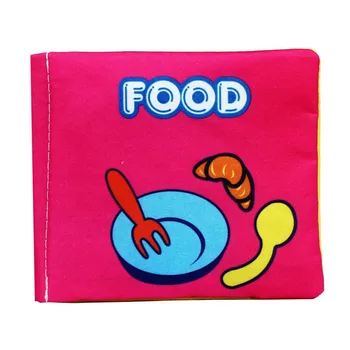 

Hot Sale One Piece Soft Fun Cloth Baby Intelligence Development Learn Picture Cognize Book Peppa Kawaii Quiet Book
