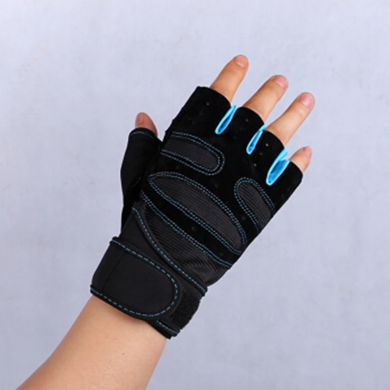 M-XL Gym Gloves Heavyweight Sports Exercise Weight Lifting Gloves Body Building Training Sport Fitness Gloves (7)