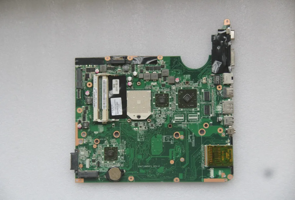 Blog  509451-001 For HP Pavilion DV6 DV6-1000 Laptop motherboard DAUT1AMB6E1 with 216-0728014 GPU Onboard