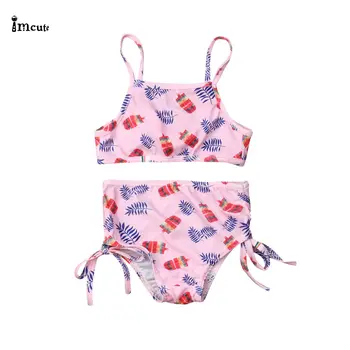 

Toddler Kids Baby Girls Pink Swimwear Costume Swimsuit Bikini Bathing Suit Swimming Beachwear Newest