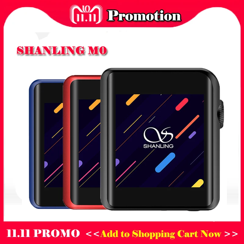 

Shanling M0 Mini Player Mp3 Bluetooth Hi-res Music Mp3 Player Bluetooth Portable Lossless Player FLAC Touch Screen DAC ES9218P