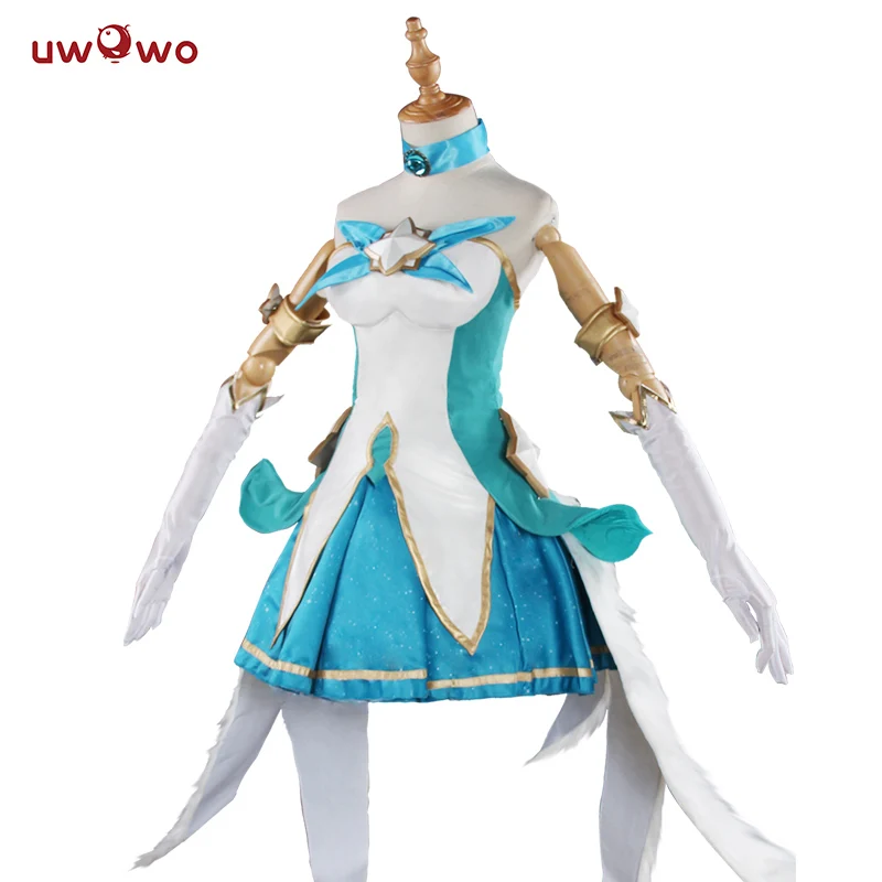 UWOWO Ver Game Cosplay LOL Star Guardian Soraka Cosplay Women Halloween Christmas Costume Game LOL Star Guardian Soraka Cosplay