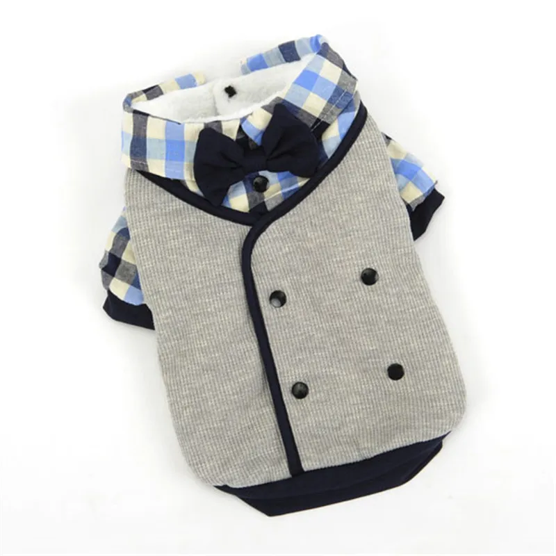 Мужская одежда для собак зимний костюм мальчиков и на свадьбу смокинговая