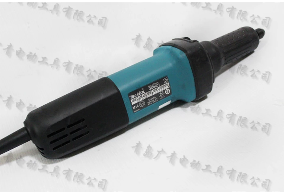 Япония Makita GD0601 электрический шлифовальный станок прямая мельница металл шлифовальный станок Внутренний отверстие полировщик 400 Вт 38 мм(1-1/") 25000 об/мин